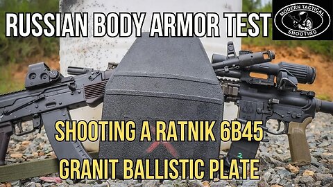 Testing an authentic Russian 6B45 "Granit" Ratnik plate, against multiple rifle rounds.