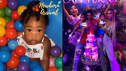 Scrappy & Bambi Host Pool Party For Daughter Cali 1st B-Day! 🎂