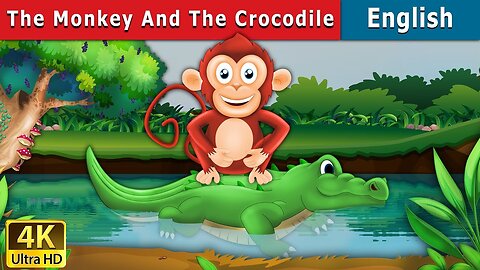 The Monkey and The Crocodile Story in English | Stories for Teenagers | @kidsfun