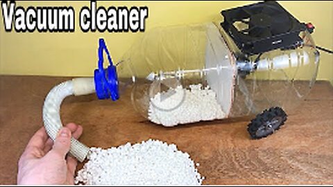 Instructions to Make a Vacuum Cleaner with Jug at Home