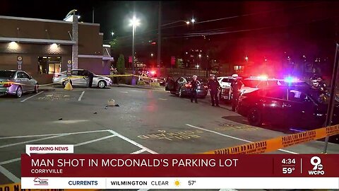 Man shot in McDonald's parking lot