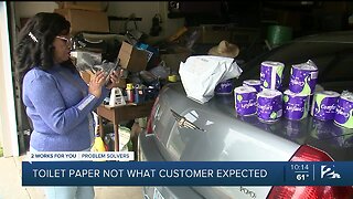 Toilet paper delivered wasn’t what customer expected