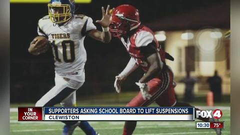 Clewiston football players plead for second chance after rap video