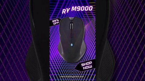 Cliry M9000 1600 DPI Gaming Mouse #gamingmouse #shorts #gamingmice #delux #wirelessmouse