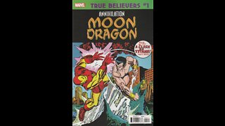 True Believers: Annihilation - Moon Dragon -- Issue 1 (2020, Marvel Comics) Review