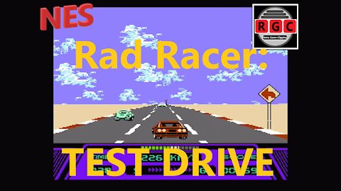 Rad Racer - Test Drive - NES - Retro Game Clipping