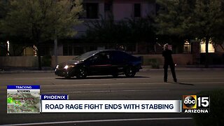 Road rage fight ends with stabbing