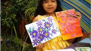 How to Paint Flowers Using Simple, Easy Single Stroke