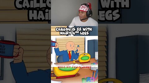 Caillou gets a JOB (video: AOK)#shorts #animation #funny #meme #kingk3rr #flashgitz #reaction