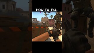 How to 1v3...🔥 #csgo #csgofunny #csgoclips #csgobestmoments #csgovideos