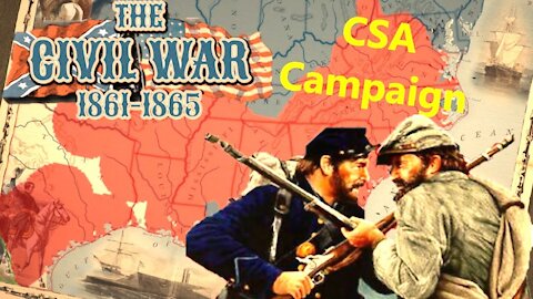 Grand Tactician Confederate Campaign 01 - Spring 1861 Campaign - Very Hard Mode