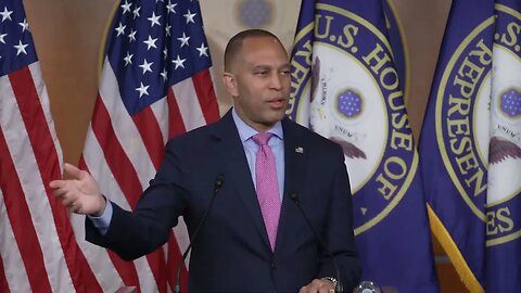 Democrat Ldr Hakeem Jeffries Touts Biden's Record Of Success As 70% Say Things Going BADLY In US