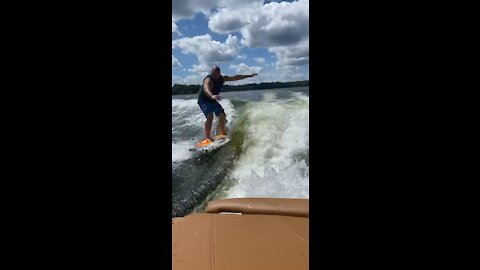 First time wakeboarding!!