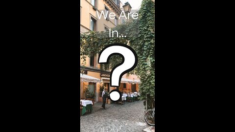 Do You Know This City? Is It Rome, Milan, Venice Or Florence? World Travel Quiz No. 0005