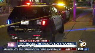 Man shot multiple times in National City parking lot