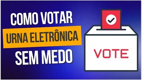 COMO VOTAR URNA ELETRONICA ELEICOES GERAIS [PASSO A PASSO]