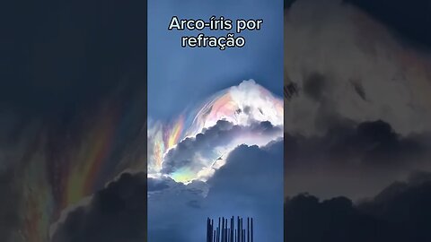 Arco-íris por refração #arcoiris