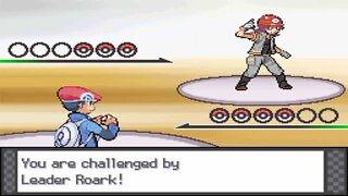 Pokemon Platinum - Oreburgh Gym Leader Battle: Roark