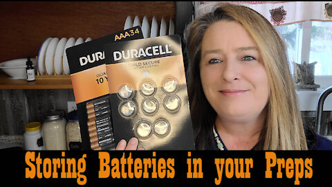 Storing Batteries in your Preps ~ Emergency Preparedness