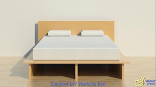 Simplest DIY Platform Bed