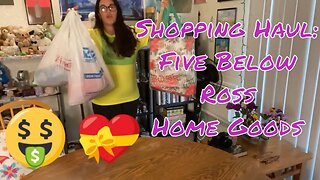 Shopping Haul: Five Below, Ross, and Home Goods