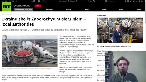 Ukraine continues to shell Zaporozhye nuclear power plant, creating potential for Chernobyl incident