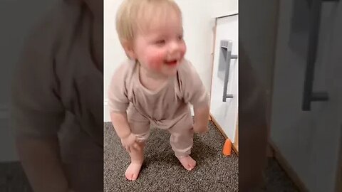 What we cooking? #baby #aww #funny