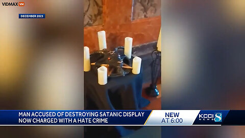 WTH? Christian Vet Who Damaged A Satanic Temple Display Is Charged With A Hate Crime
