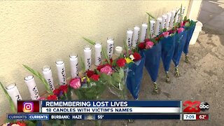 Remembering lost lives, 18 candles honor victims lost to violence