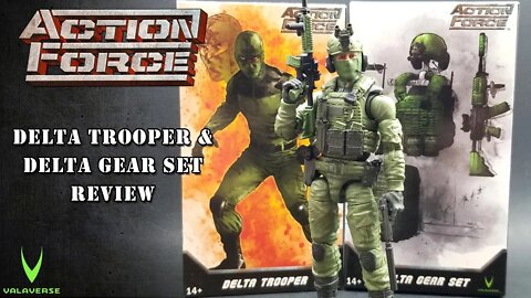 Valaverse Action Force Delta Trooper & Delta Gear Pack Accessory Set Review