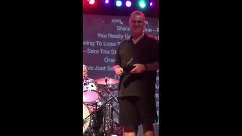 MAX WEINBERG LIVE with VFAF'S Stan Fitzgerald 10-28-18 Honky Tonk Woman cover Ponte Vedra FL