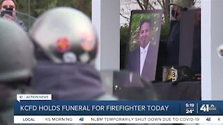 KCFD holds funeral for firefighter Monday