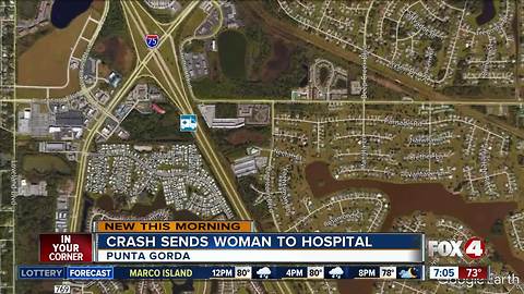 Woman injured in Punta Gorda crash