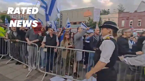 Pro-Israel and Pro-Palestine Supporters Clash in London