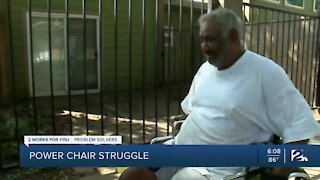 Green Country man battles vendor for power chair repair