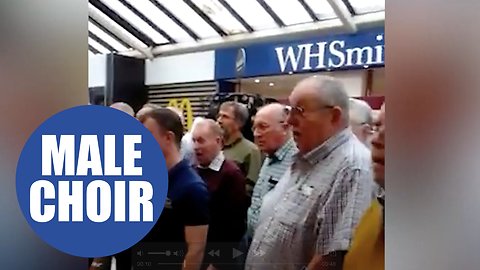 Male choir breaks into song at M5 service station