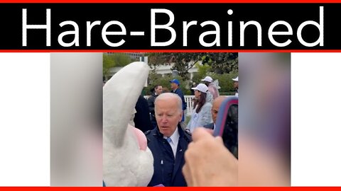 Biden Gets Directed Around By The Easter Bunny (Not A Joke)
