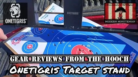 Gear Reviews From The Hooch: OneTigris Target Stand
