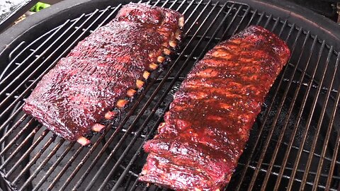 Lobel's Pork Ribs Smoked on the Kamado Joe