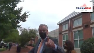 Terry McAuliffe Gets Angry At Maskless Reporter Outside: ‘You’re Dangerous Here’