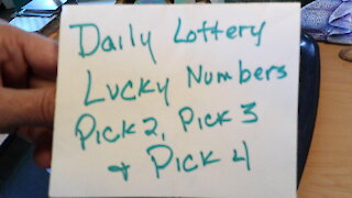 Today Daily Lottery Lucky Numbers All States All Signs Pick 2, Pick 3, Pick 4, July 28 Join the Fun!