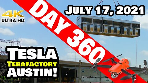 Tesla Gigafactory Austin 4K Day 360 - 7/17/21 - Tesla Terafactory Texas - GIGA TEXAS FULL TOUR!