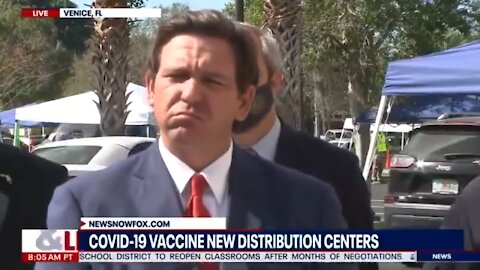 DeSantis EXPLODES On Reporter For Going Full Karen About COVID- 19