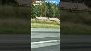 BMW M5 CS vs McÖaren 720S Spider!
