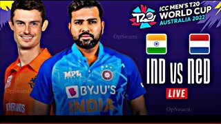 🔴LIVE CRICKET MATCH TODAY | | CRICKET LIVE | IND Vs NED T20I | T20 World Cup | India Vs Netherland