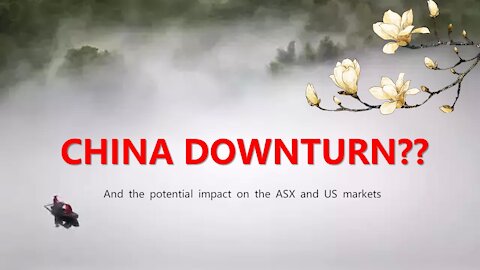 CHINA downturn and potential impact to the ASX and US markets