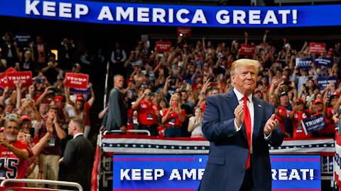 Memory of an incredible and gigantic rally of the greatest hero and president, Donald J. Trump.