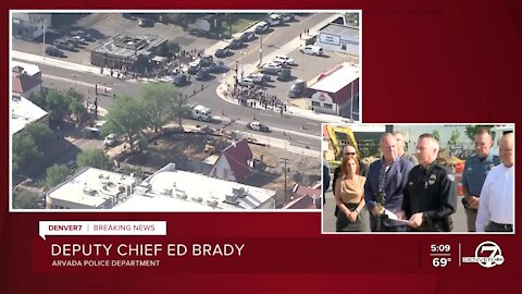 Arvada deputy police chief says 1 officer, 'Samaritan,' and suspect killed in shooting