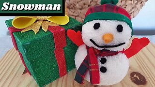 DIY - How to Make Snowman Christmas Decoration