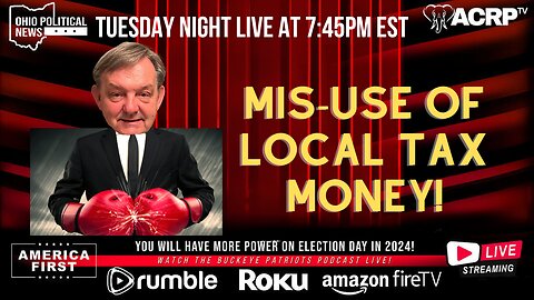 Mis-use of local tax money! 7:45pm - Live Tonight!